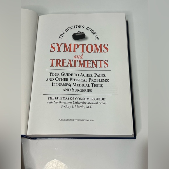 Book 2003 The Doctors' Book of Symptoms & Treatments Consumer Guide Gary Martin - Picture 4 of 10